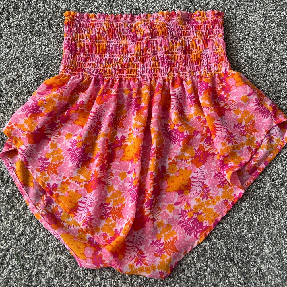 Target multicolor flowy top